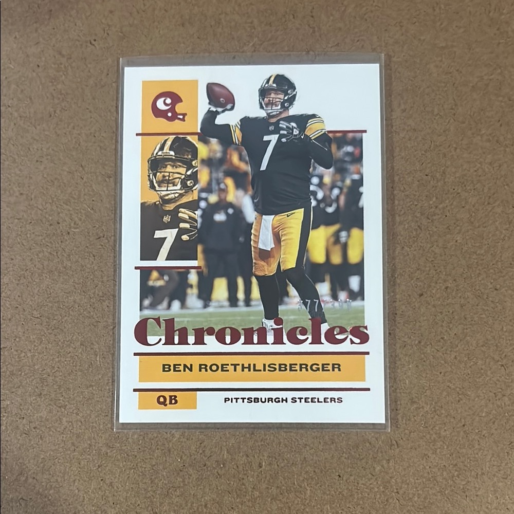 Ben Roethlisberger Chronicles Football Card